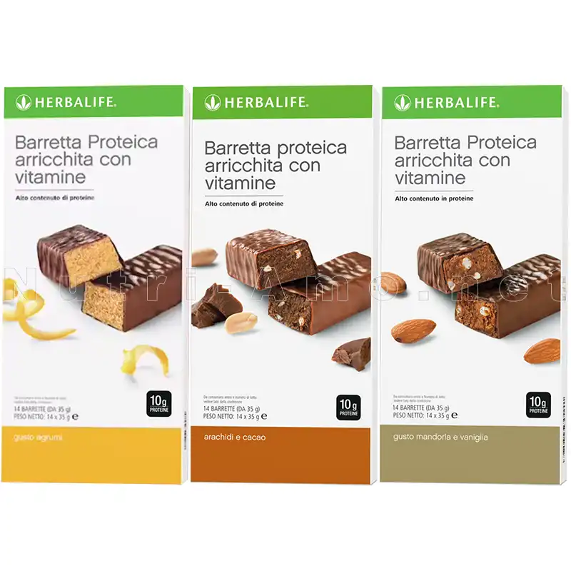 barrette proteiche herbalife snack proteici