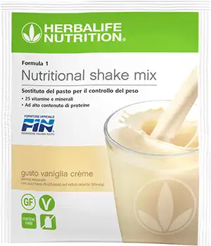 Formula 1 bustine Herbalife gusto vaniglia creme formula 1 bustine herbalife gusto vaniglia creme