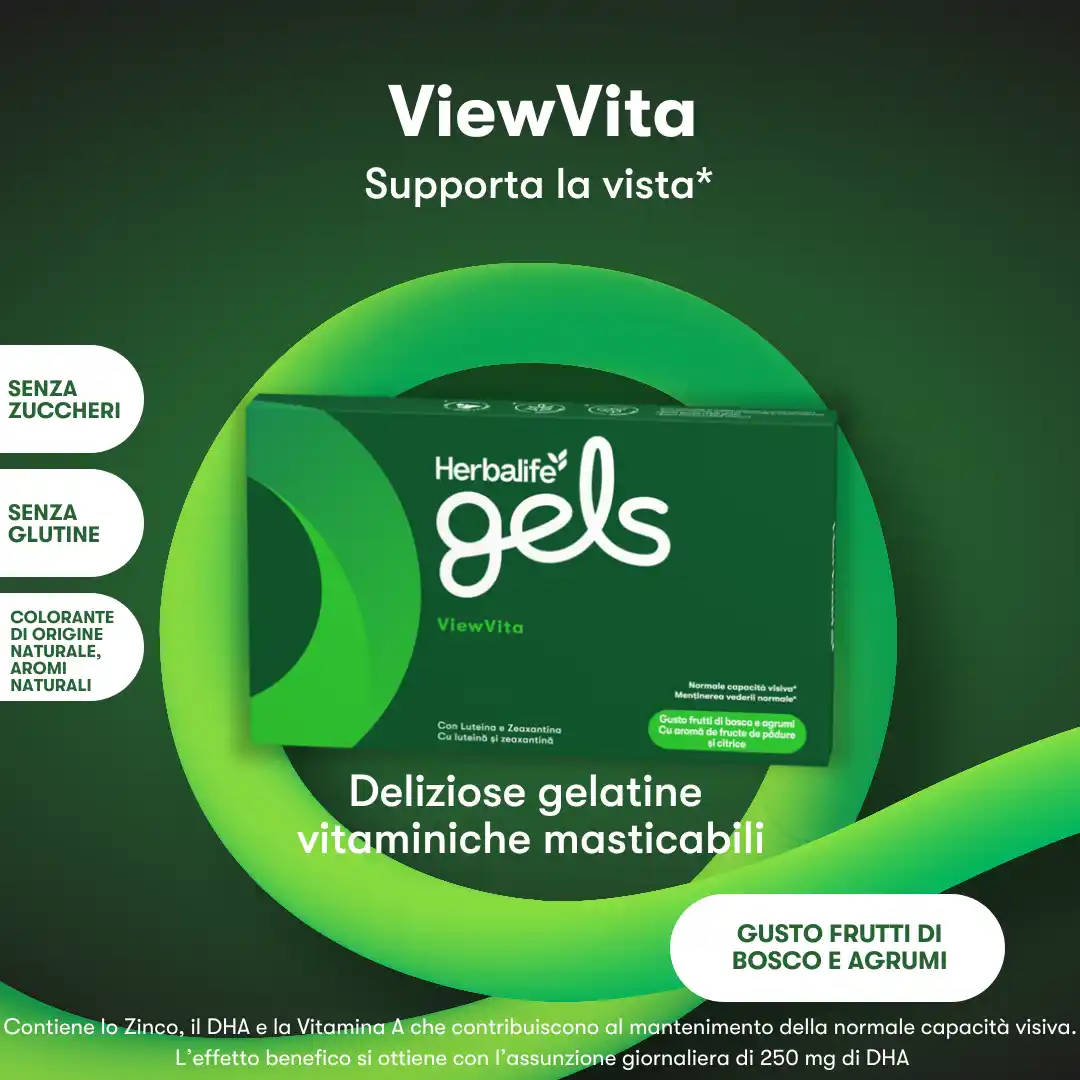 Herbalife Gels View Vita supporta la normale capacitร visiva herbalife gels view vita supporta la normale capacitร della vista