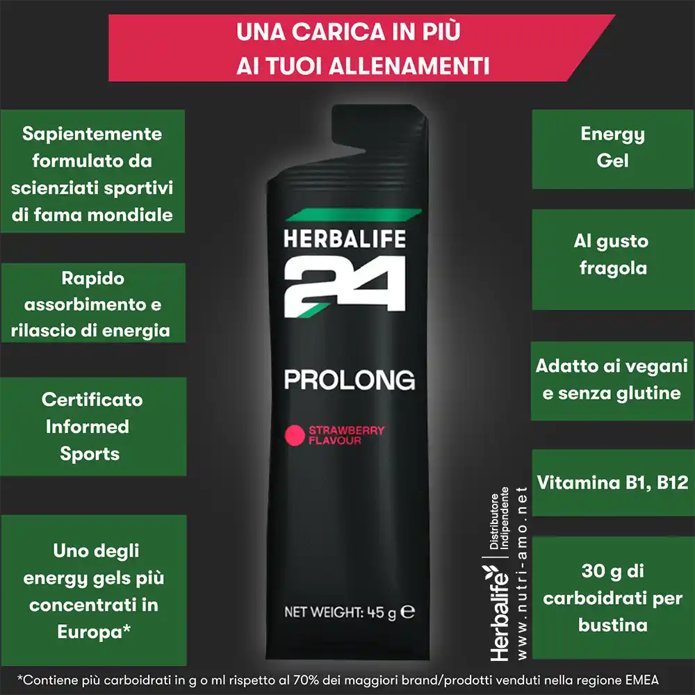 Prolong Energy Gel Herbalife 24 una carica in piรน ai tuoi allenamenti prolong energy gel herbalife 24 una carica in piรน ai tuoi allenamenti